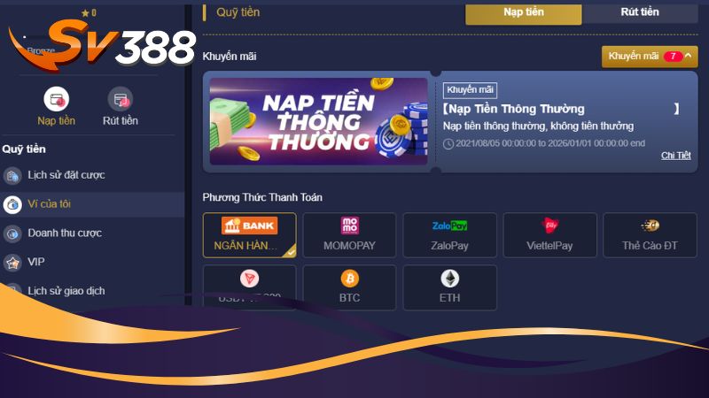 Một số loại phí cơ bản khi giao dịch tại SV388 Một số loại phí cơ bản khi giao dịch tại SV388